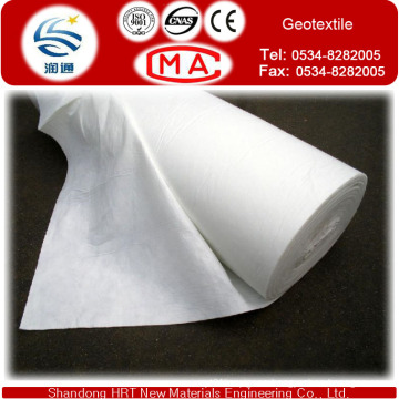 White Pet/PP Non Woven Fabric Geotextile